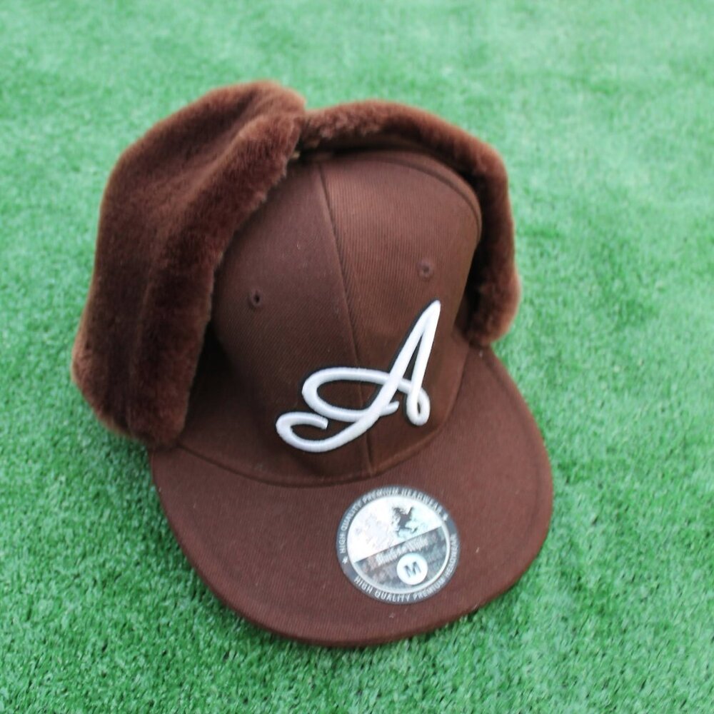 Script A - Black/White Brand - "High Quality Premium Headwear" Hat, Cap
